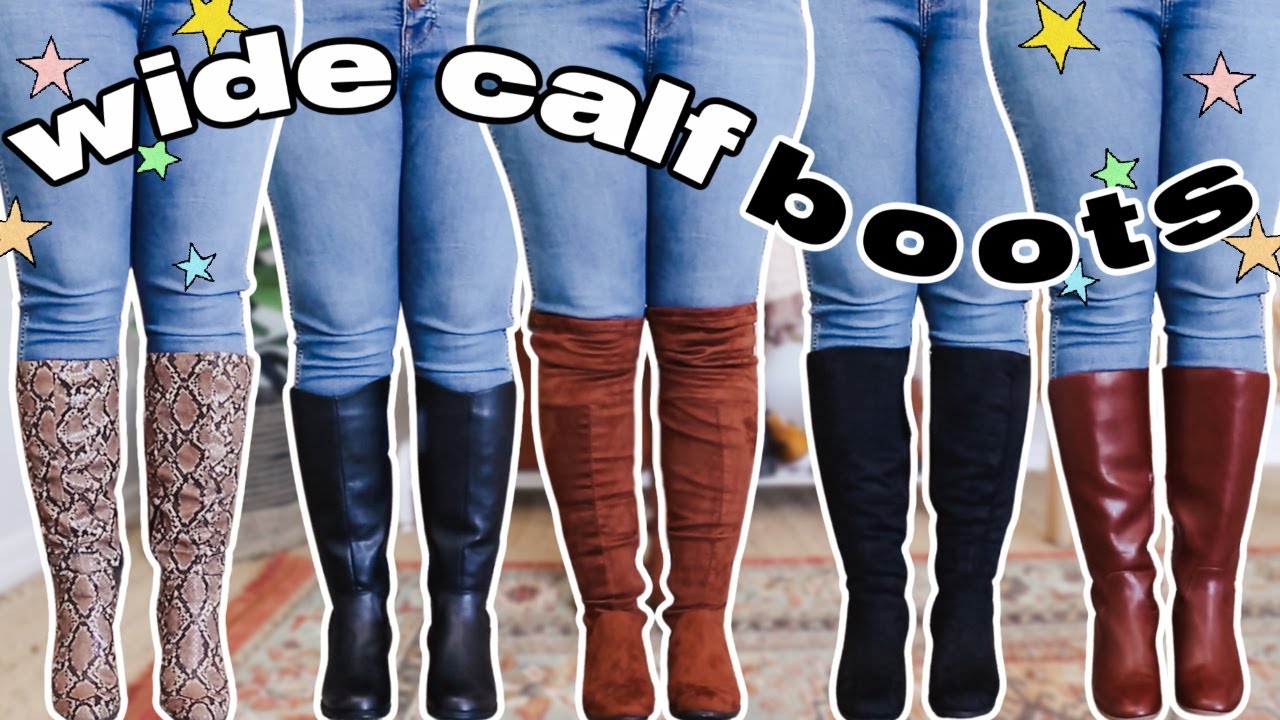 trying on *WIDE CALF* boots from target!