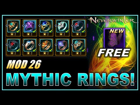 NEW Mythic Abyssal Loop Rings! (all tested) FREE Wings Mount! Do they EVEN Work? - Neverwinter
