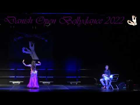 Paulina Rosson and Khader Ahmad - Winner Tabla Solo Live - Danish Open Bellydance 2022