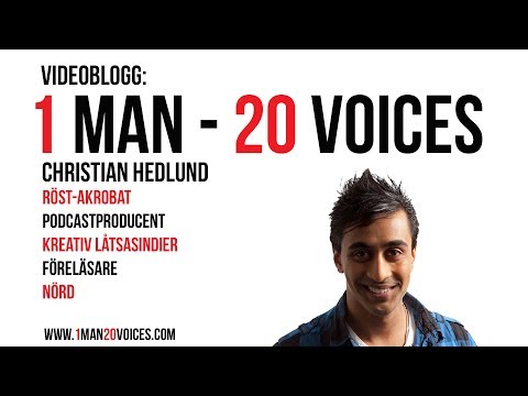 1man20voices: Inspelning av radioreklam för kampanjjakt.se (julen 2013)