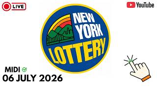 🔴 LIVE | New York Lottery Midday Results –06 JULY 2026 Win 4 • Take 5 • Numbers NY Lottery En Direc