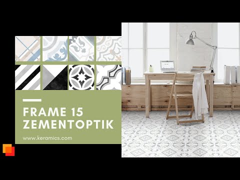 Moderne 15x15 Fliesen in Zementoptik für Boden und Wand 🛒 keramics.com
