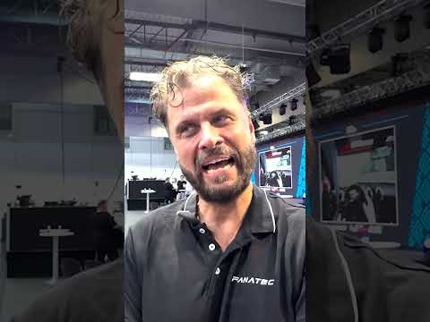 Asking the FANATEC CEO if he is SCARED of MOZA Racing! 😳😳 #simracing #moza #fanatec