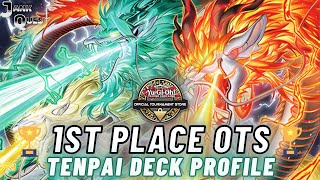 TENPAI DRAGON 1st Place OTS 🥇 Undefeated Yugioh Deck Profile August 2024