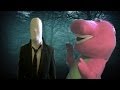 Slender Man Vs Barney The Dinosaur - YouTube