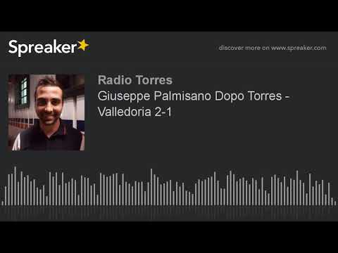 Giuseppe Palmisano Dopo Torres - Valledoria 2-1