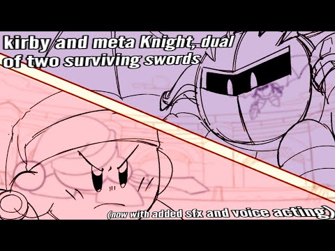 Sword of the Surviving Guardian || A Kirby and Meta Knight Cinematic Dub (animation by @Kriz_LR )
