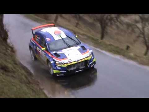 Tricky corner on the Rebenland rally 2018