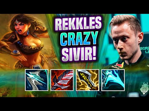 REKKLES IS UNSTOPPABLE WITH SIVIR! - G2 Rekkles Plays Sivir ADC vs Jhin! | Patch 11.21