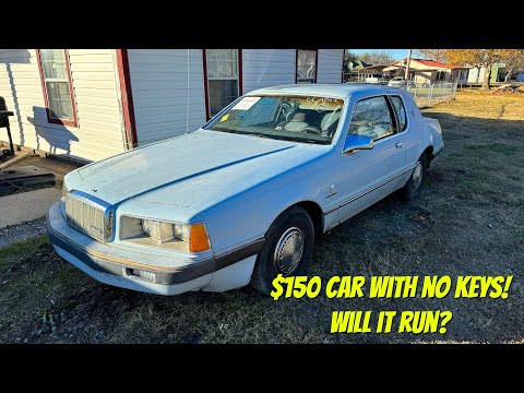 Thumbnail for I won This 1983 Mercury Cougar with NO KEYS from IAA for $150! Will it Run? by Mercury Cougar