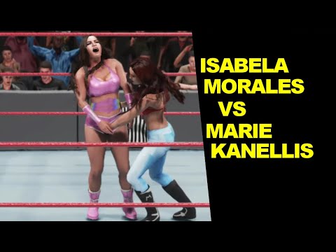 WWE 2K19 Maria Kanellis vs Isabela Morales - Knockout Match