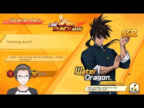 Suiryu the Water Dragon Tongkat Assist - One Punch Man The Strongest