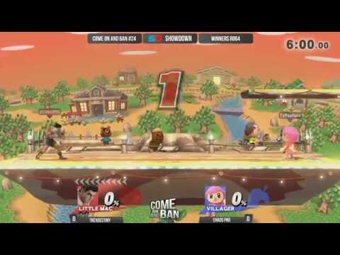 Come on and Ban #24 - Winner Ro64: Chaos Pro (Little Mac) vs Trexdestiny (Villager)