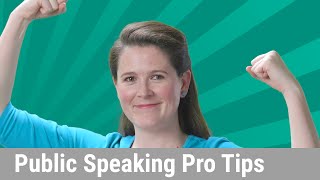 Public Speaking Pro Tips (Confident & Comfortable Presentations)