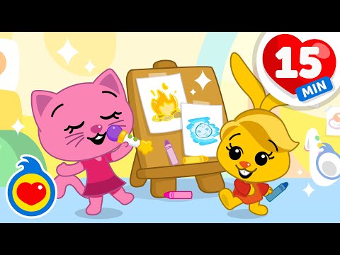 El Arte Sana, Mi Familia, Celulita 🥰 Canciones Infantiles Sobre Las Emociones (15 Min) | Plim Plim