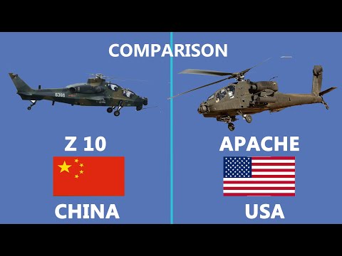 Vergleich zwischen dem in China gebauten Z10 und dem in Amerika gebauten Apache-Hubschrauber