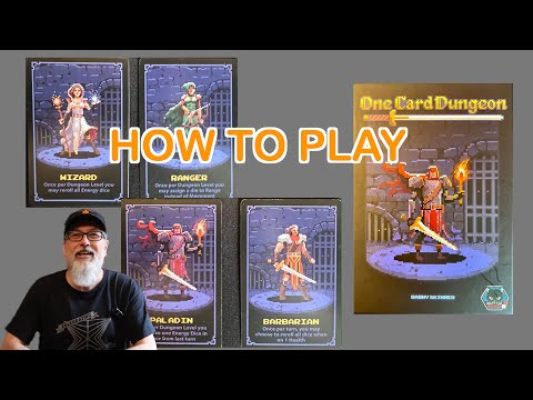 One Card Dungeon | How to Play | Solo Dungeon Crawler | Alley Cat Games | 12 Dungeons to explore