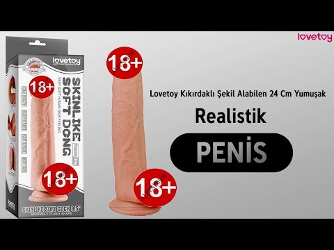 Lovetoy Kıkırdaklı Şekil Alabilen 24 cm Yumuşak Realistik Penis