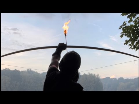 Fire Arrow Tribute #firearrow #robinhood #longbow #rip