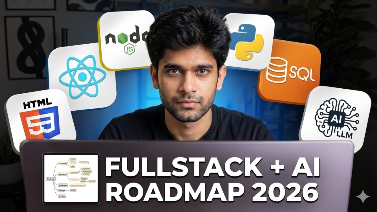 Fullstack + AI Web Development Roadmap 2026 (No BS Guide)