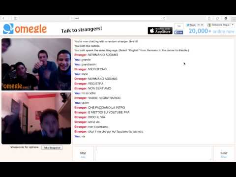 FAN SU OMEGLE MI RICONOSCONO!