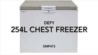 defy 254L chest freezer DMF473