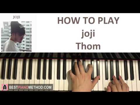 HOW TO PLAY - joji - Thom (Piano Tutorial Lesson)