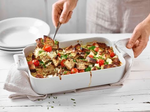 Kohlrabi-Brotauflauf - Rezept von Betty Bossi