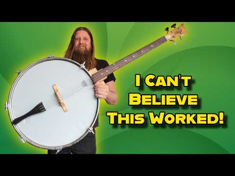 Turning a Bass Drum Into a Banjo