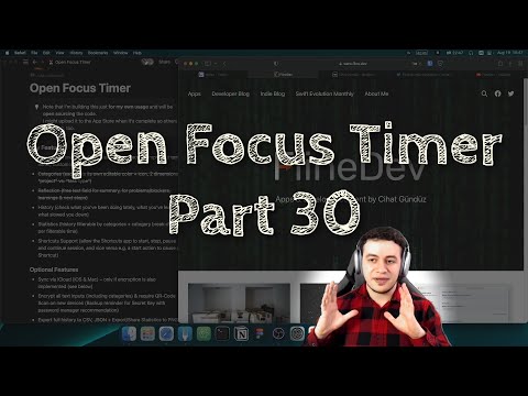 [iOS Dev] Open Focus Timer, pt. 30 | SwiftUI App Development thumbnail