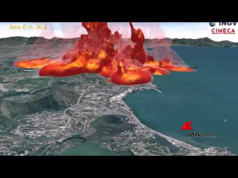 Eruzione Campi Flegrei, cosa accadrebbe? Ecco la video simulazione