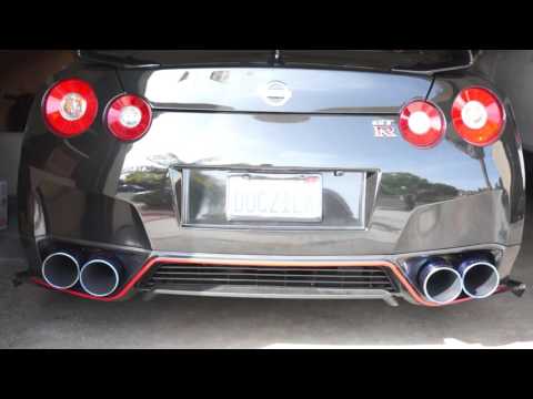 Nissan R35 GTR Startup Exhaust Comparison - HKS Non-Res MP vs. GTC Titan Street