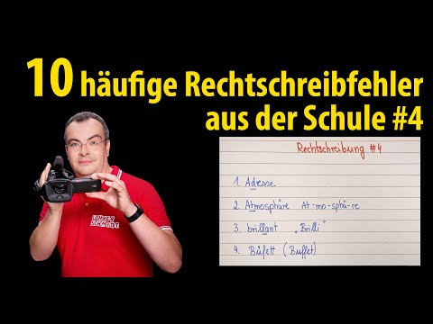 10 common spelling mistakes from school #4 | Lehrerschmidt