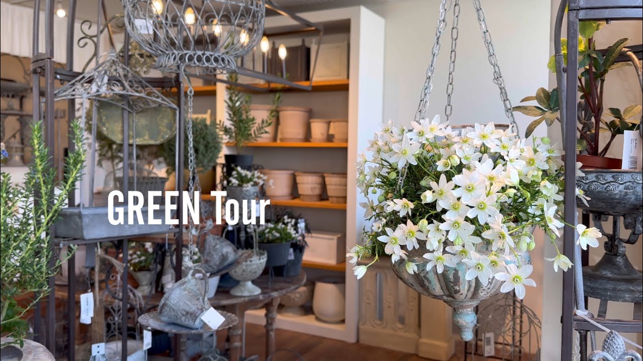 クレマチスが最高に似合うフレンチモダンスタイルなレイアウト！パリのようなお洒落で素敵なお店には特別な寄せ植えが溢れる素敵な空間！| ブリコルール | 園芸/ガーデニング店巡り | 徳島/ 佐古