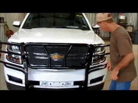 Frontier Grille Guard 2015-17 Chevy Tahoe/Suburban Installation