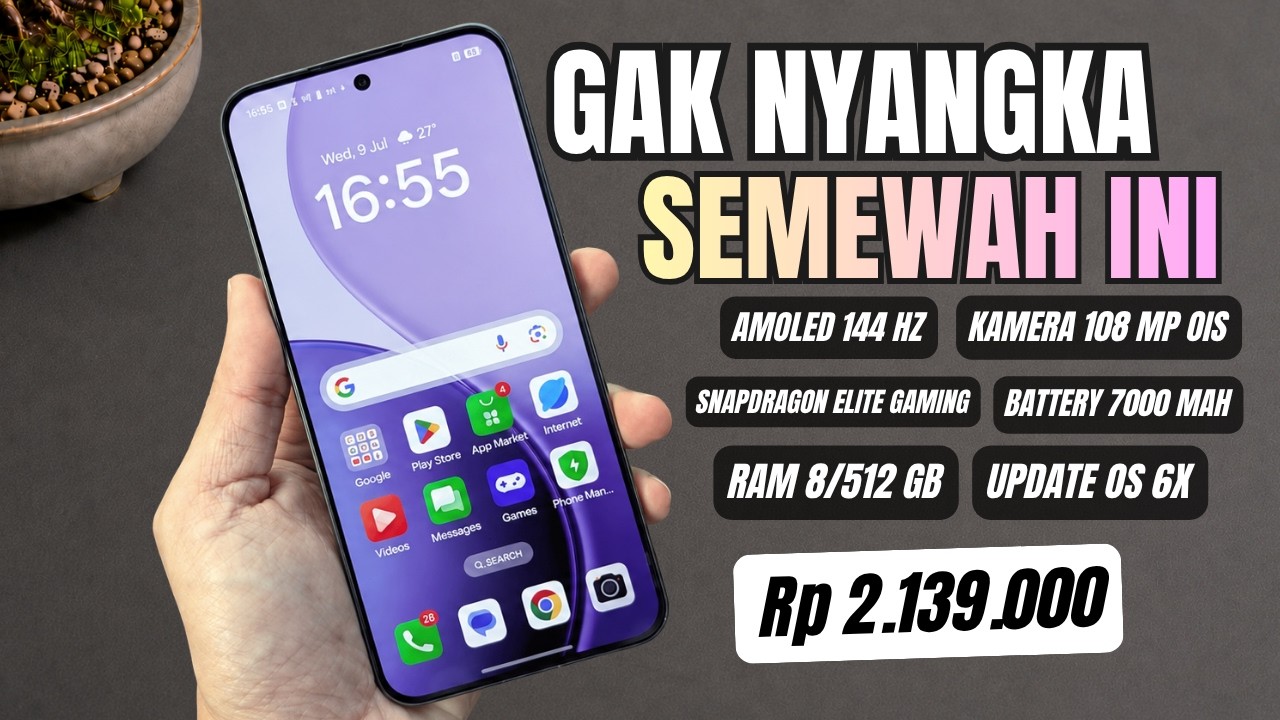 RAM 8/512GB, 7000MAH‼️HP 2 JUTAAN TERBAIK PERTENGAHAN TAHUN 2026