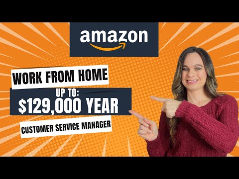 AMAZON Paying Up To $129,000 For A Remote Work At Home Customer Service Manager |USA No Restrictions