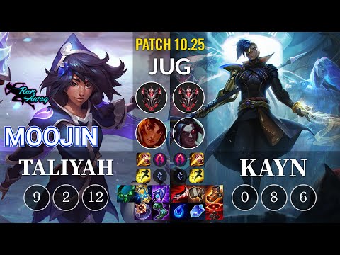 RNW Moojin Taliyah vs Kayn Jungle - KR Patch 10.25
