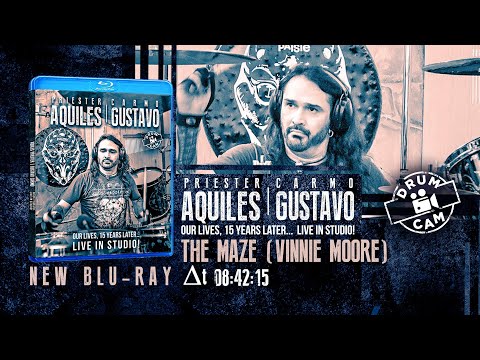 TVMaldita Presents: Aquiles Priester playing The Maze (Vinnie Moore) - AP & GC Bluray (Drum Cam)
