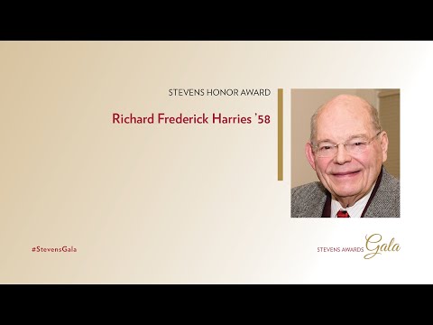 2019 Stevens Awards Gala - Stevens Honor Award - Richard Frederick Harries