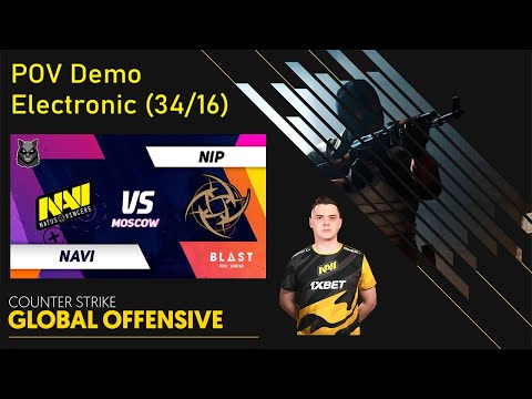 CS:GO POV Demo Na'Vi vs NiP MAP DE Mirage [Electronic 34/16]