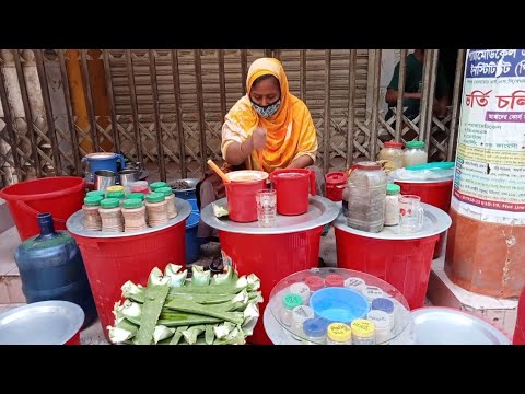 Aloe Vera Juice - Hard Working Women Selling Healthy Aloe Vera Juice - Bangladeshi Street Food