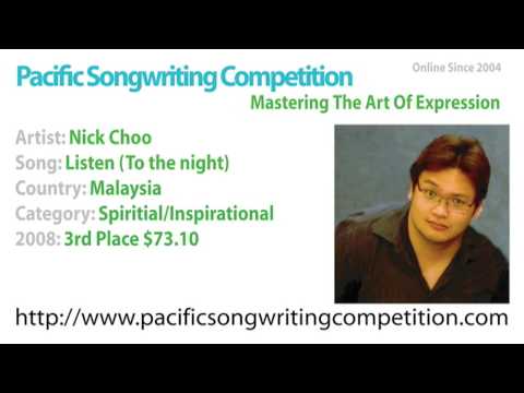Nick Choo - 2008 Pacific Songwriting Competition - Listen - 3rd Place Spiritual/Inspirational