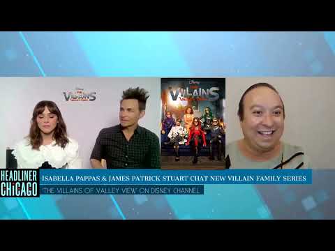 Isabella Pappas & James Patrick Stuart interview Disney Channel series 'The Villains of Valley View'
