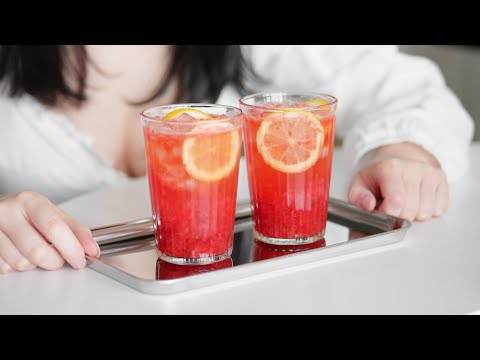 Real Strawberry Lemonade 🍓🍋