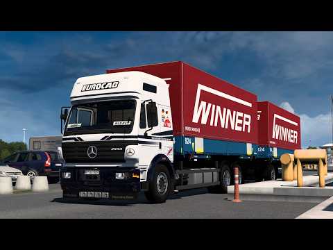 ETS2 EuRoadNet - Glücksstadt to Cuxhaven I Mercedes-Benz SK [3028] EURO TRUCK SIMULATOR 2