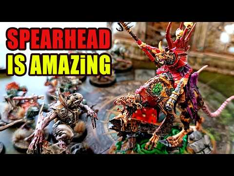 How to Play Age of Sigmar: Spearhead | Skaven vs Flesh-Eater Courts (First Game & Impressions)