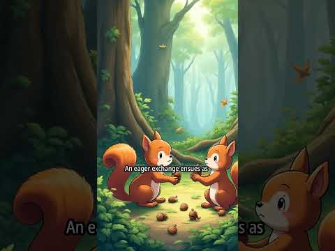 The Squirrel Who Traded Acorns for Treasures 🌰🦿👑