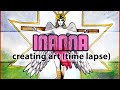 Inanna - creating artwork (time lapse) by JT Mokko