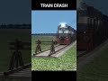 TRAIN CRASH ON END STOP Railway Train